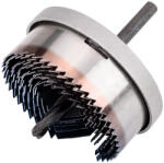 GRAPHITE Körkivágó készlet fához, műanyagokhoz, acél, edzett fogakkal, 26-63mm, 18mm fúrásmélység (56T751) - storeplace