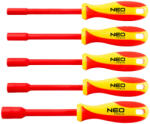 NEO TOOLS Szigetelt csavarhúzó készlet, hatlapú fejjel, 5db-os (04-145)