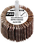 GRAPHITE Csapos lamellás korong 50x30x6mm, P40 (58T393)