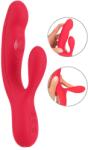 Sweet Smile Thumping Rabbit - akkus 3 motoros vibrátor (piros) - erotikashow