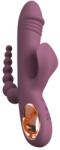 You2Toys - akkus, tripla karos vibrátor (lila) - erotikashow