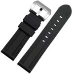  Curea tip Panerai neagră 26mm