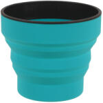 LIFEVENTURE Cana pliabilă din silicon Ellipse Flexi Mug 350 ml, teal