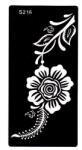  Henna tetováló sablon S216