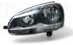 VW Golf V 2003-2008 - Fényszóró 2H7 bal fekete házas (motorral) DEPO