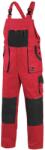 CXS Kantáros munkavédelmi nadrág CXS LUXY ROBIN - Piros / fekete | 58 (1030-006-260-58)