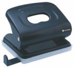 Victoria Office Lyukasztó, kétlyukú, 16 lap, fém, VICTORIA OFFICE, fekete (6316) - molnarpapir