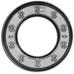 Dasteri Univerzális LED gyűrű 12LED-es 2 funkciós (Helyzetj. + fék) hátsólámpa 9-33V, Háromfüles felfogatás, belső átm. : 55mm, külső átm. : 98mm - DSLR400STL (DSLR400STL) - jarmulampa