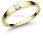  E10SLB10 - LABOR GYÉMÁNT: 0.10 CT (=2.9mm Ø) Eljegyzési Gyűrű (E10SLB10)
