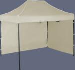 Expodom Gyorsan összecsukható sátor 2x3m - acél, 2 oldalfal, Bézs