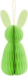  Papírdísz méhsejt Nyuszi, világoszöld, 30 cm (ZDP2-30-102)