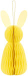  Papírdísz méhsejt Nyuszi, sárga, 30 cm (ZDP2-30-084)