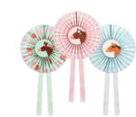  Dekoratív rozetták Lovak, keverék, 35 cm (1 db / 3 db) (RPK29)