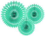  Decorative Rosettes, Mint, 20-30cm (1 pkt / 3 pc. ) (RPB1-103)