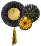  Dekoratív rozetták Óra, mix, 26-43 cm (1 db / 3 db. ) (RPK28)