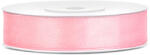  Szaténszalag, világos rózsaszín, 12mm/25m (1 db / 25 lm) (TS12-081J)