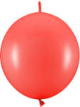  Összekötő léggömbök, 28 cm, pasztell mákpiros (1 db / 20 db) (LB11P-007J-20)