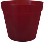  Virágkaspó Loft 260X230 Mm Piros Átlátszó