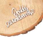 Valex Decor 4db. "Örökké szívünkben élsz" felirat fából 10 x 5cm - Fehér (MT12-55)