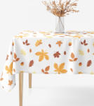 Goldea szögletes terítő 100% pamutvászon - őszi levelek 120 x 180 cm