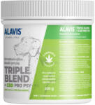 Alavis ALAVIS Triple Blend + CBD, supliment sistem articular, sistem nervos & calmante câini, pudră ALAVIS Triple Blend + CBD, XS-XL, supliment sistem articular, sistem nervos & calmante câini, flacon, 200g 