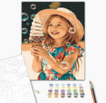 Alkotásutca Nyári kacaj - Számfestő készlet kereten 40x50