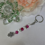  Hegyikristály ásvány Hamsa Kulcstartó