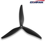 Gemfan Elice Gemfan Cinelifter 8040, 3 Pale, Policarbonat, Negru (6936572279503)