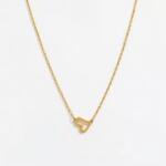 Joolim Jewelry Golden Heart - 18K aranyozott, hipoallergén, rozsdamentes acél