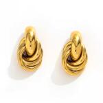 Joolim Jewelry Eternal Knot - 18K aranyozott, hipoallergén, rozsdamentes acél