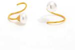 Joolim Jewelry Twist Pearl - 18K aranyozott, hipoallergén fülbevaló
