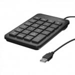 TRUST Xalas USB Numeric Keypad, neagra (TR-22221) - shoppix