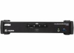 ATEN 4-Port USB 3.0 4K HDMI KVMP Switch with Audio Mixer Mode (CS1824-AT-G)