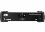 ATEN 2-Port USB 3.0 4K HDMI KVMP Switch with Audio Mixer Mode (CS1822-AT-G) - oneclick