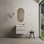 MARMY CODE 60x46x50 függesztett alsószekrény, 2 fiók, laminált (mosdó nélkül) Light Taupe 20 20 22 06 00 75 (20 20 22 06 00 75)