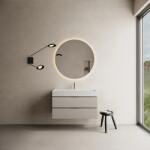 MARMY CODE 100x46x50 függesztett alsószekrény, 2 fiók, laminált (mosdó nélkül) Light Taupe 20 20 22 10 00 75 (20 20 22 10 00 75)