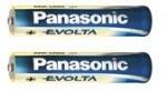 Panasonic Evolta elem AAA, 1.5 V (2 db) (LR03/MN2400 MiniStilo/Size S) (511315)