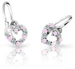 Cutie Jewellery Cercei pentru copii din aur alb C2157-10-X-2 roz