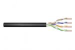 ASSMANN CAT 5e U-UTP outdoor installation cable, 100 MHz Fca (PVC), AWG 24/1, 50 m paper box, sx, black (DK-1511-V-05-OD)