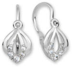 Soliter Brilio Bájos fehér arany fülbevaló színtiszta kristályokkal 239 001 00728 07