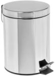 Welora szemetes, fürdőszobába, fém, űrtartalom 12L, ezüst (JM1235536)