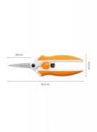Fiskars Varróolló, 15 cm, 'EasyAction', narancssárga (IF1070029) (IF1070029)