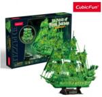 CubicFun 3D puzzle játék 360 darabos A bolygó hollandi éjszaka világítós - fluoreszkáló (3D-T4041)