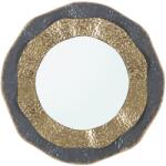 Mauro Ferretti Dekoratív tükör Mauro Ferretti Shai Dark Ø 65, 5X5 cm, Többszínű (0660590000)