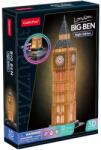 CubicFun 3D puzzle játék 32 darabos Big Ben éjszakai változat LED világítással (3D-L537)