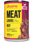 Josera 12x400g Josera Meat Lovers Junior Menü Marhanedves kutyatáp