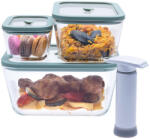 STATUS Viva 131201 4 darabos vákuumos üvegedény készlet, menta (STA 131201)