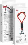 Forcell F-DESIGN R10X40 csuklópánt mobiltelefonhoz állítható hosszúsággal (maximum 20 cm a hurokban) piros