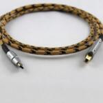 KáCsa Audió KáCsa High End USB 2.0 B-C kábel 1.5m ezüst-sárga (KCO-U-Cu15BC) (KCO-U-Cu15BC)