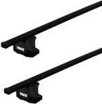 Thule Tetőcsomagtartó Thule SquareBarral Volkswagen Caddy Maxi Life 5-dr MPV Rögzítőpontok 08-15